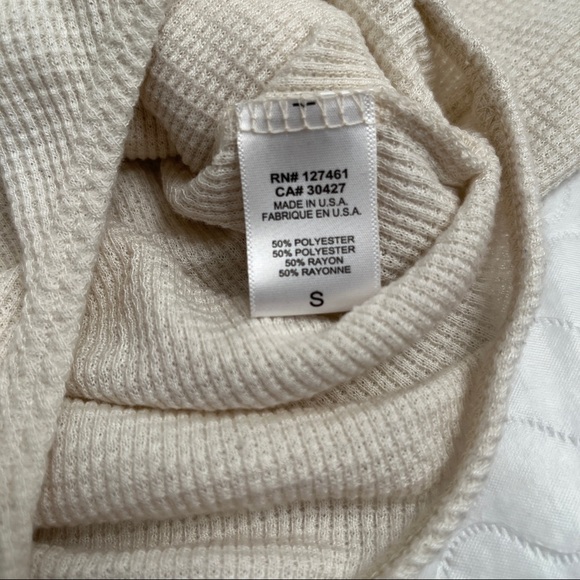 Wildfox I’m Still Weekending off white waffle knit graphic print bodysuit - Picture 8 of 8